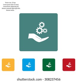 Configure Web icon. vector design