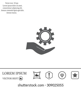 Configure Web icon. vector design