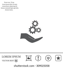 Configure Web icon. vector design