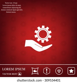 Configure Web icon. vector design