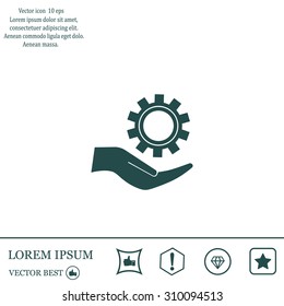 Configure Web icon. vector design