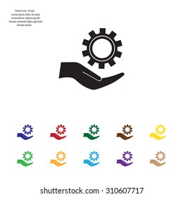Configure Web icon. vector design