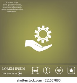 Configure Web icon. vector design