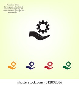 Configure Web icon. vector design