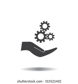 Configure Web icon. vector design