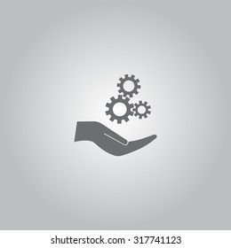Configure Web icon. vector design