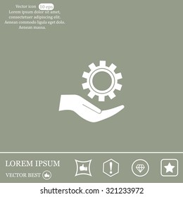 Configure Web icon. vector design