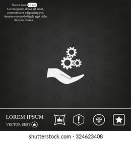Configure Web icon. vector design