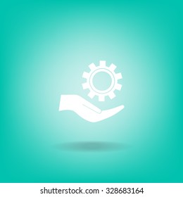 Configure Web icon. vector design