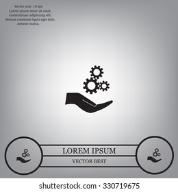 Configure Web icon. vector design