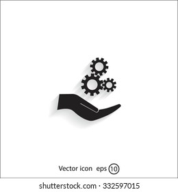 Configure Web icon. vector design