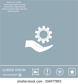 Configure Web icon. vector design