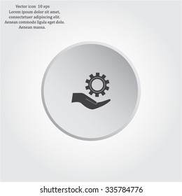 Configure Web icon. vector design