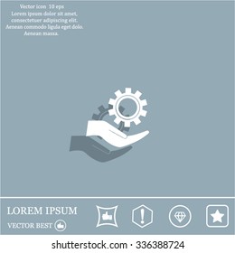 Configure Web icon. vector design