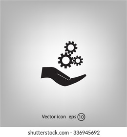 Configure Web icon. vector design