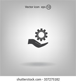 Configure Web icon. vector design