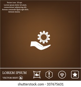 Configure Web icon. vector design