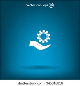 Configure Web icon. vector design