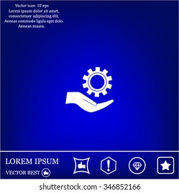 Configure Web icon. vector design