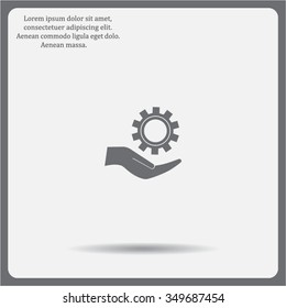 Configure Web icon. vector design