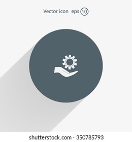 Configure Web icon. vector design