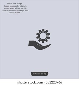 Configure Web icon. vector design