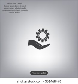 Configure Web icon. vector design