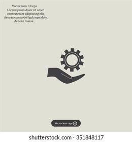 Configure Web icon. vector design