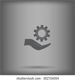 Configure Web icon. vector design