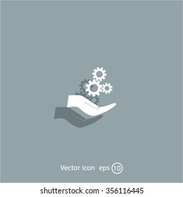 Configure Web icon. vector design