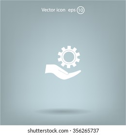 Configure Web icon. vector design