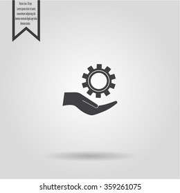 Configure Web icon. vector design