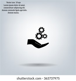 Configure Web icon. vector design