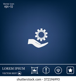 Configure Web icon. vector design