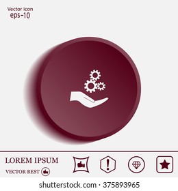 Configure Web icon. vector design