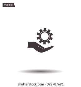 Configure Web icon. vector design