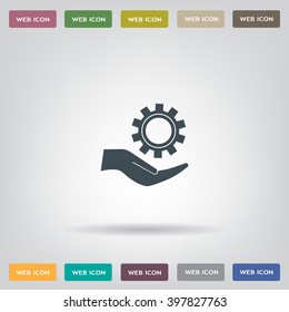 Configure Web icon. vector design