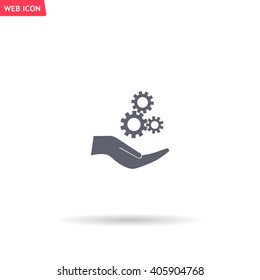 Configure Web icon. vector design