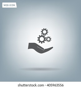 Configure Web icon. vector design