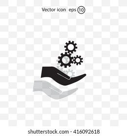 Configure Web icon. vector design