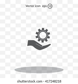Configure Web icon. vector design
