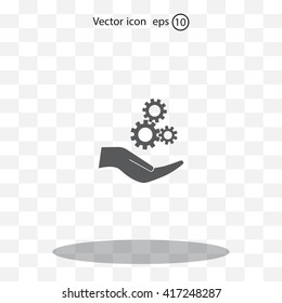 Configure Web icon. vector design