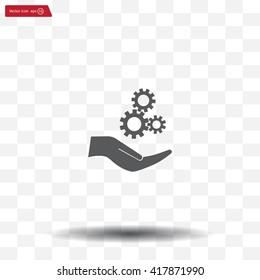 Configure Web icon. vector design