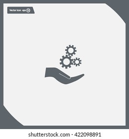 Configure Web icon. vector design
