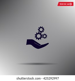 Configure Web icon. vector design