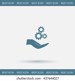 Configure Web icon. vector design