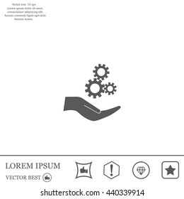 Configure Web icon. vector design