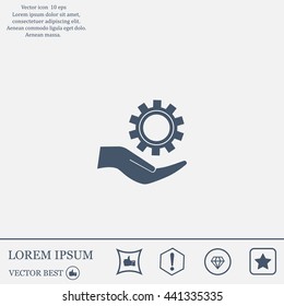 Configure Web icon. vector design