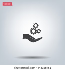 Configure Web icon. vector design