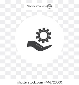 Configure Web icon. vector design